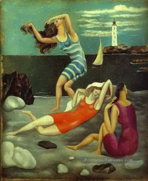 Les baigneurs 1918 cubistes Peinture à l'huile
